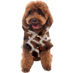 Giraffe Skin Texture Dog Coat