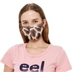 Giraffe Skin Texture Crease Cloth Face Mask (Adult)