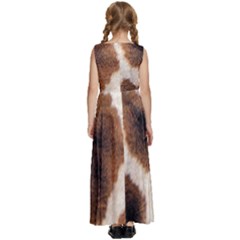 Kids  Satin Sleeveless Maxi Dress 