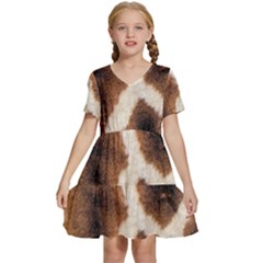 Kids  Short Sleeve Tiered Mini Dress 