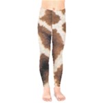 Giraffe Skin Texture Kids  Classic Winter Leggings