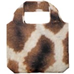 Giraffe Skin Texture Foldable Grocery Recycle Bag