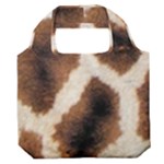 Giraffe Skin Texture Premium Foldable Grocery Recycle Bag