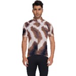 Giraffe Skin Texture Men s Short Sleeve Cycling Jersey