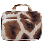 Giraffe Skin Texture Travel Toiletry Bag With Hanging Hook