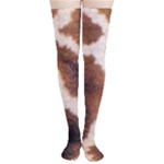 Giraffe Skin Texture Thigh High Stockings