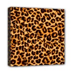 Giraffe Texture, Close-up, Giraffe Skin Texture Mini Canvas 8  x 8  (Stretched)