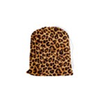 Giraffe Texture, Close-up, Giraffe Skin Texture Drawstring Pouch (Small)