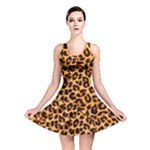 Giraffe Texture, Close-up, Giraffe Skin Texture Reversible Skater Dress