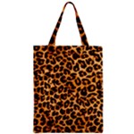 Giraffe Texture, Close-up, Giraffe Skin Texture Zipper Classic Tote Bag