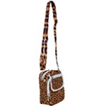 Giraffe Texture, Close-up, Giraffe Skin Texture Shoulder Strap Belt Bag