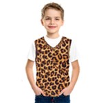 Giraffe Texture, Close-up, Giraffe Skin Texture Kids  Basketball Tank Top