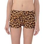 Giraffe Texture, Close-up, Giraffe Skin Texture Boyleg Bikini Bottoms