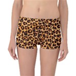 Giraffe Texture, Close-up, Giraffe Skin Texture Reversible Boyleg Bikini Bottoms