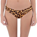 Giraffe Texture, Close-up, Giraffe Skin Texture Reversible Hipster Bikini Bottoms