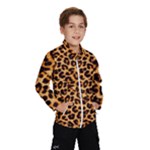 Giraffe Texture, Close-up, Giraffe Skin Texture Kids  Windbreaker