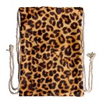 Giraffe Texture, Close-up, Giraffe Skin Texture Drawstring Bag (Large)