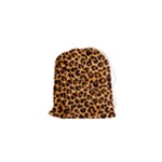 Giraffe Texture, Close-up, Giraffe Skin Texture Drawstring Pouch (XS)