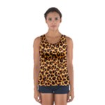 Giraffe Texture, Close-up, Giraffe Skin Texture Sport Tank Top 