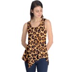 Giraffe Texture, Close-up, Giraffe Skin Texture Sleeveless Tunic