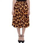 Giraffe Texture, Close-up, Giraffe Skin Texture Classic Midi Skirt