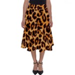 Giraffe Texture, Close-up, Giraffe Skin Texture Perfect Length Midi Skirt