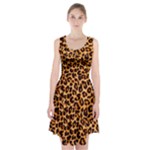 Giraffe Texture, Close-up, Giraffe Skin Texture Racerback Midi Dress