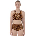 Giraffe Texture, Close-up, Giraffe Skin Texture Racer Back Bikini Set