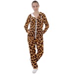 Giraffe Texture, Close-up, Giraffe Skin Texture Women s Tracksuit