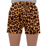 Giraffe Texture, Close-up, Giraffe Skin Texture Sleepwear Shorts