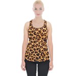 Giraffe Texture, Close-up, Giraffe Skin Texture Piece Up Tank Top