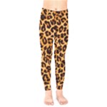 Giraffe Texture, Close-up, Giraffe Skin Texture Kids  Leggings