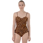 Giraffe Texture, Close-up, Giraffe Skin Texture Sweetheart Tankini Set