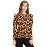 Giraffe Texture, Close-up, Giraffe Skin Texture Women s Long Sleeve Rash Guard