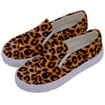 Giraffe Texture, Close-up, Giraffe Skin Texture Kids  Canvas Slip Ons