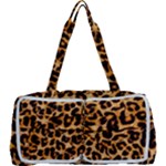 Giraffe Texture, Close-up, Giraffe Skin Texture Multi Function Bag