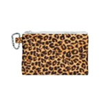 Giraffe Texture, Close-up, Giraffe Skin Texture Canvas Cosmetic Bag (Small)