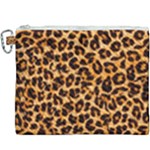 Giraffe Texture, Close-up, Giraffe Skin Texture Canvas Cosmetic Bag (XXXL)