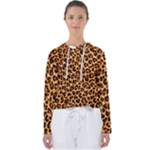 Giraffe Texture, Close-up, Giraffe Skin Texture Women s Slouchy Sweat