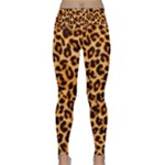 Giraffe Texture, Close-up, Giraffe Skin Texture Lightweight Velour Classic Yoga Leggings