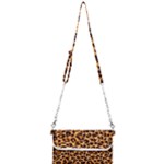 Giraffe Texture, Close-up, Giraffe Skin Texture Mini Crossbody Handbag