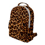 Giraffe Texture, Close-up, Giraffe Skin Texture Flap Pocket Backpack (Large)