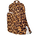 Giraffe Texture, Close-up, Giraffe Skin Texture Double Compartment Backpack