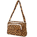 Giraffe Texture, Close-up, Giraffe Skin Texture Front Pocket Crossbody Bag