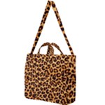 Giraffe Texture, Close-up, Giraffe Skin Texture Square Shoulder Tote Bag