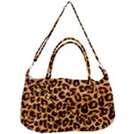 Giraffe Texture, Close-up, Giraffe Skin Texture Removable Strap Handbag