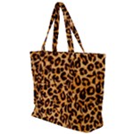 Giraffe Texture, Close-up, Giraffe Skin Texture Zip Up Canvas Bag