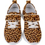 Giraffe Texture, Close-up, Giraffe Skin Texture Kids  Velcro Strap Shoes