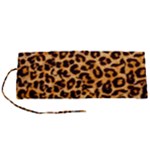 Giraffe Texture, Close-up, Giraffe Skin Texture Roll Up Canvas Pencil Holder (S)