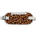 Giraffe Texture, Close-up, Giraffe Skin Texture Rounded Waist Pouch